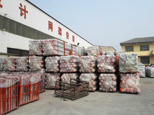 汉川网架成品待发