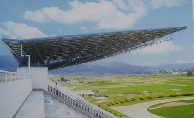 汉川体育看台网架