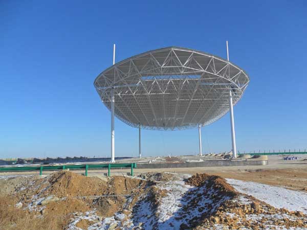 汉川加油站网架工程