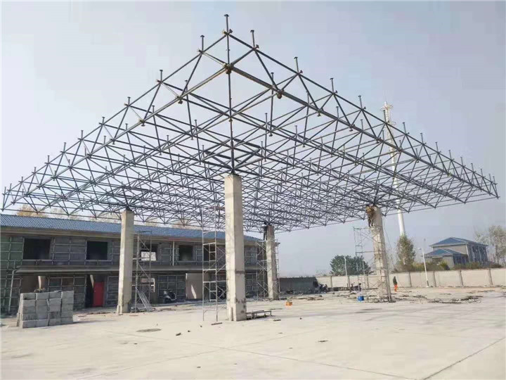 汉川加油站网架